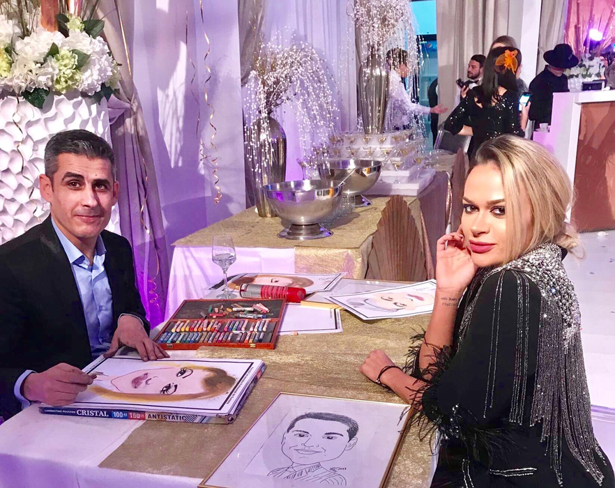 Artistul, alături de Rellys Tonu