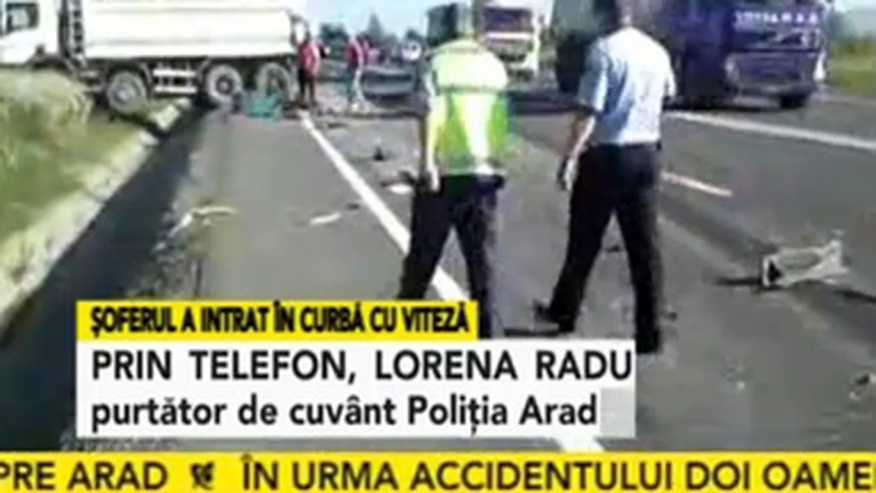 O persoana a decedat si 20 sunt ranite, dupa ce un autocar s-a rasturnat langa  Vama Nadlac!