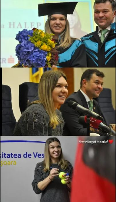 Motiv de sărbătoare pentru Simona Halep, în plin scandal de dopaj. „Doamna doctor!” Ce surpriză i-au făcut fanii | FOTO