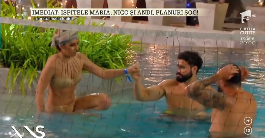 Sângele a dat în clocot la „Insula Iubirii”. Costa și ispita Nicoleta au dat frâu liber pasiunii