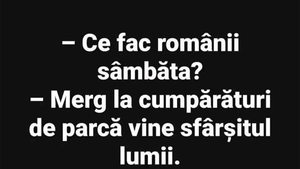 BANCUL ZILEI | Ce fac românii sâmbăta și duminica?