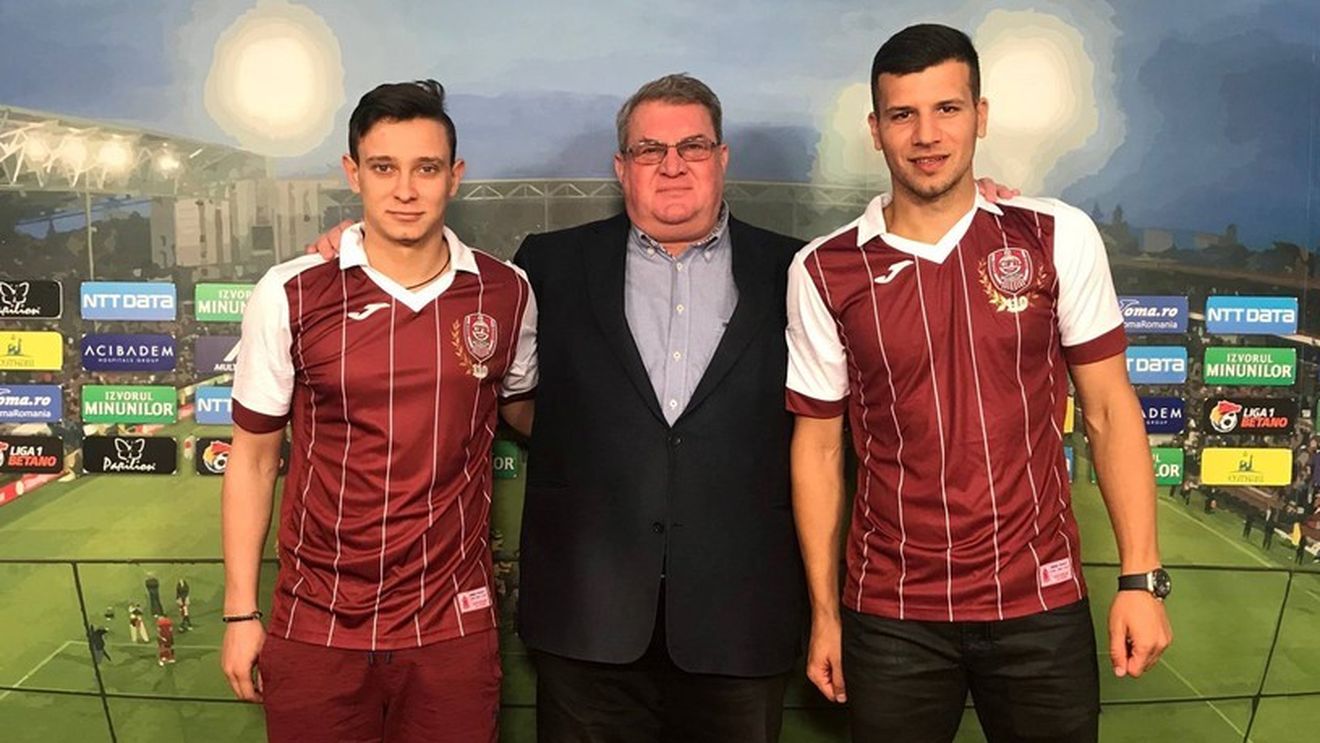 Ţucudean şi Costache, prezentaţi oficial de CFR Cluj!