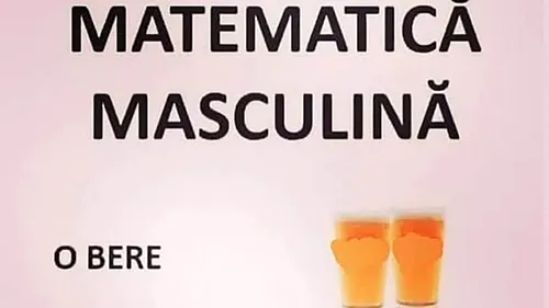 BANCUL ZILEI | Matematica masculină