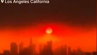 Răsărit apocaliptic în Los Angeles: Incendiile au transformat orașul într-un peisaj de groază