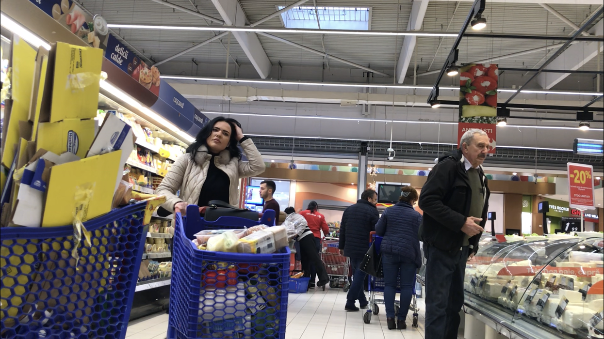 Ioana Simion a făcut o aprovizionare completă