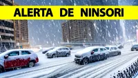 Avertizare meteo de ninsori în această regiune. 200.000 de români sunt afectați