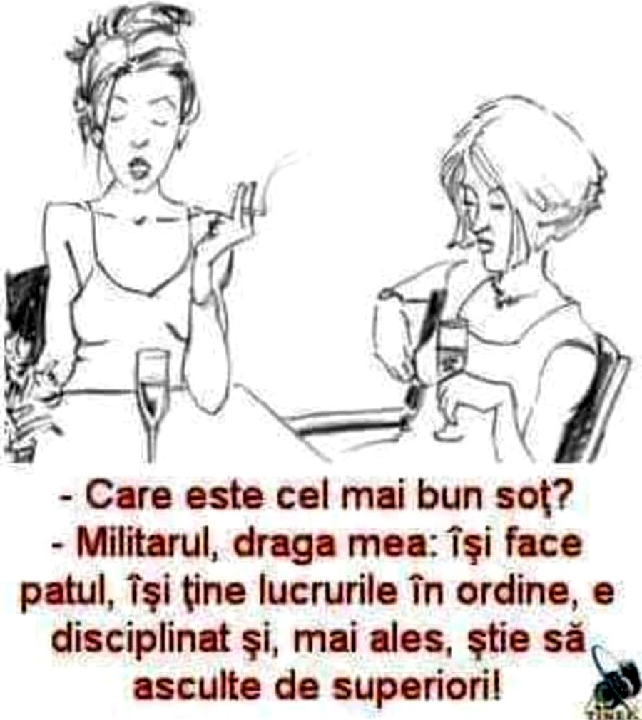 banc cel mai bun sot militarul