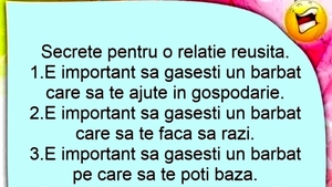 Bancul de weekend | Cele 5 secrete pentru o relație reușită