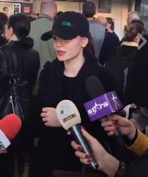 Monica Gabor, primele declaraţii după ce a aterizat în România