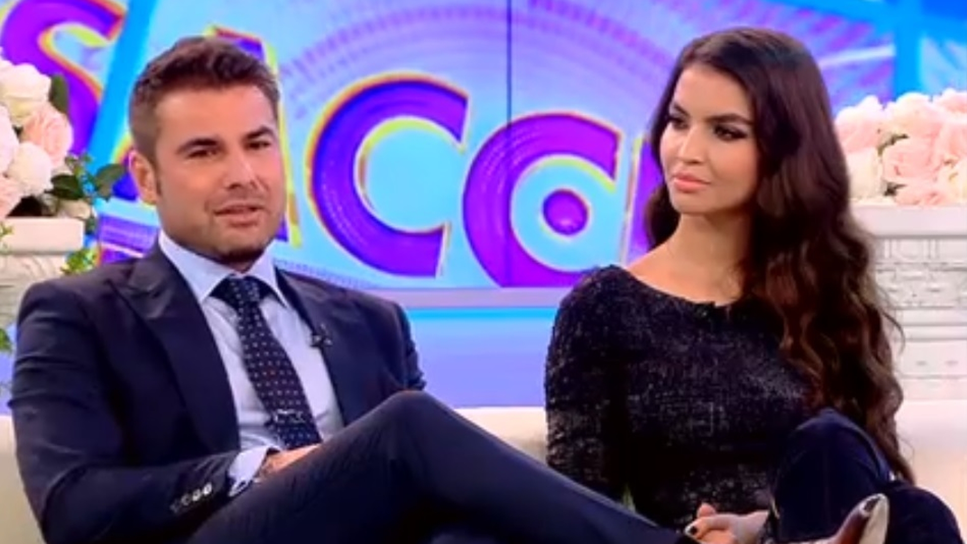 FOTO / Sandra şi Adi Mutu au probleme înainte de nuntă! Detalii intime au ieşit la iveală în direct, la TV