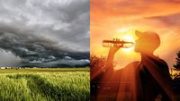 Se schimbă vremea radical! ANM a emis două Coduri Galbene de caniculă și furtună