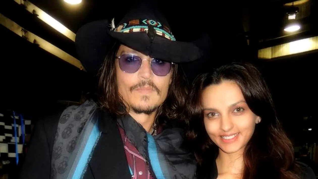 Romanca Daniela, in bratele lui Johnny Depp! “M-a socat, e extrem de modest!”