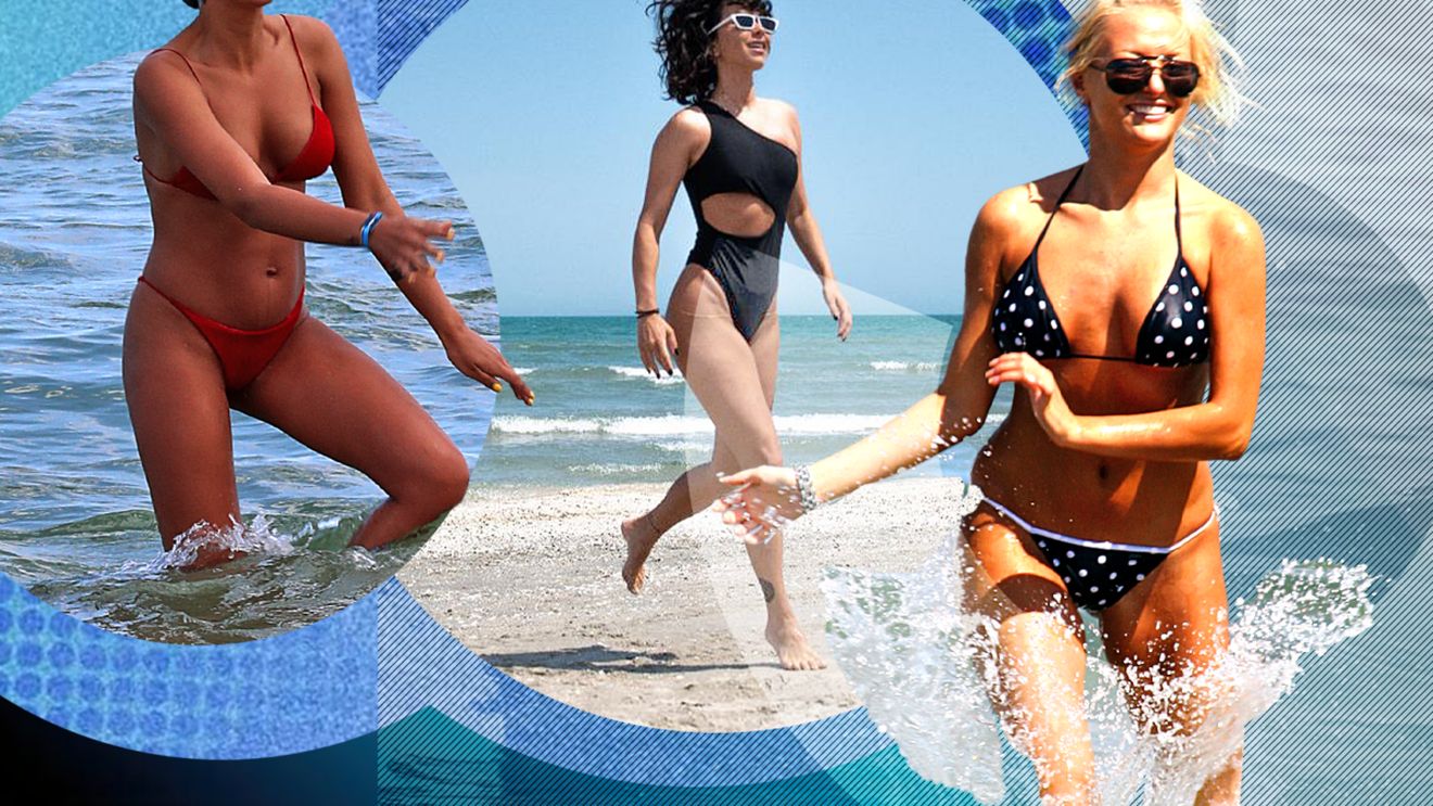 ATENŢIE! Intră în acţiune TOP 30 de vedete care au scăpat rapid de haine şi... Inna, Antonia sau Delia au fugit din calea valurilor pe nisipul fierbinte! Graba strică treaba, dar nu şi în cazul lor!
