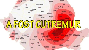 Cutremur puternic în România, în urmă cu puțin timp. L-ați simțit?