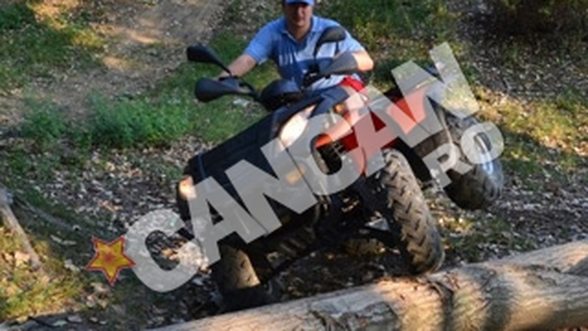 Fiul patronului Aldis, pasionat de sporturile extreme Doru Naghi conduce masina pe calea ferata!