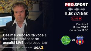 Ilie Dobre comentează LIVE pe ProSport.ro meciul Metaloglobus București - Steaua, duminică, 11 mai 2025, de la ora 11.30