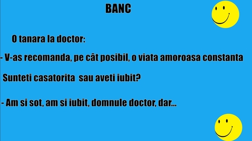 BANC | „O viață amoroasă constantă”, recomandarea medicului