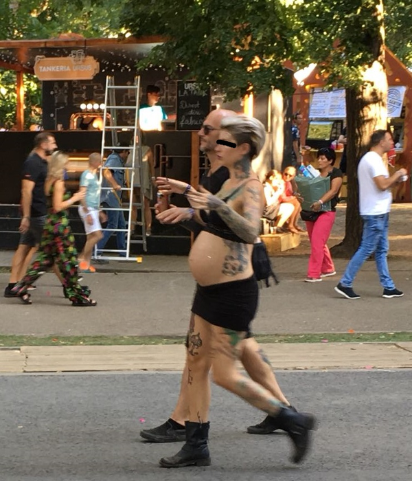 O graviduță sexy a atras toate privirile la UNTOLD!