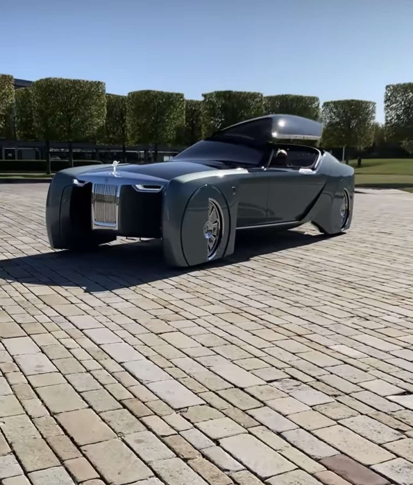 Rolls Royce 103EX este cea mai futuristă mașină a momentului. Foto: Captură Instagram