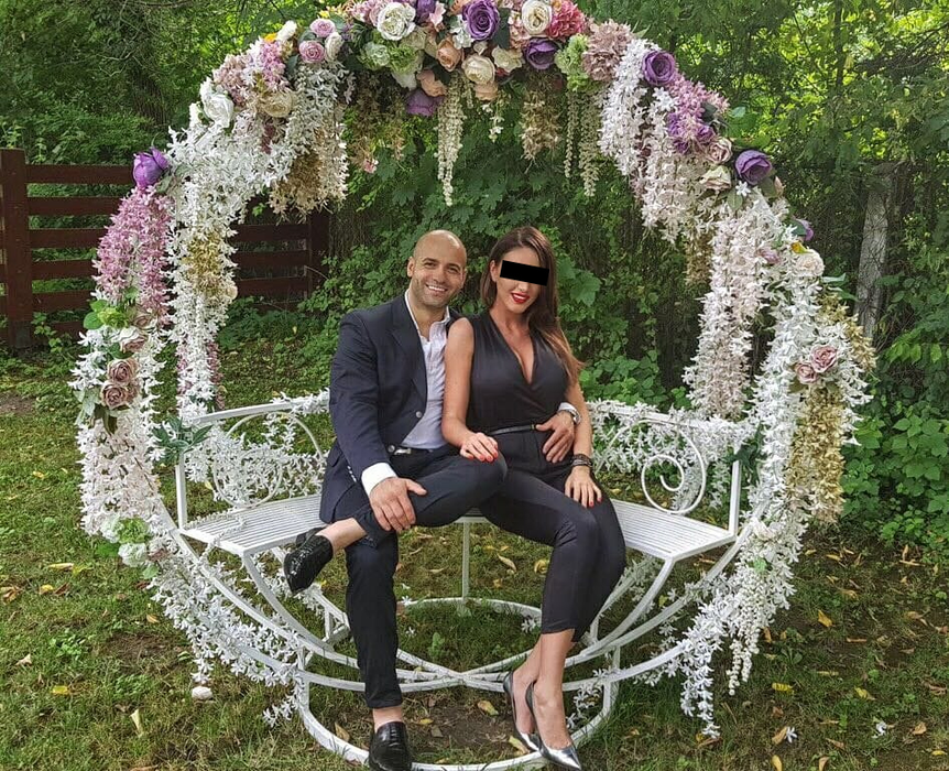 Bogdan Mihalcea și "Bombardiera de la Bamboo", în perioada în care formau un cuplu