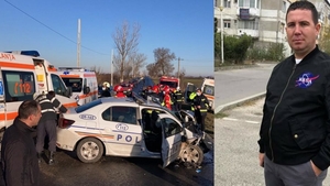 Şi cel de-al doilea poliţist rănit în accidentul din Olt este în stare gravă. A fost operat de trei ori şi a fost transferat la Floreasca