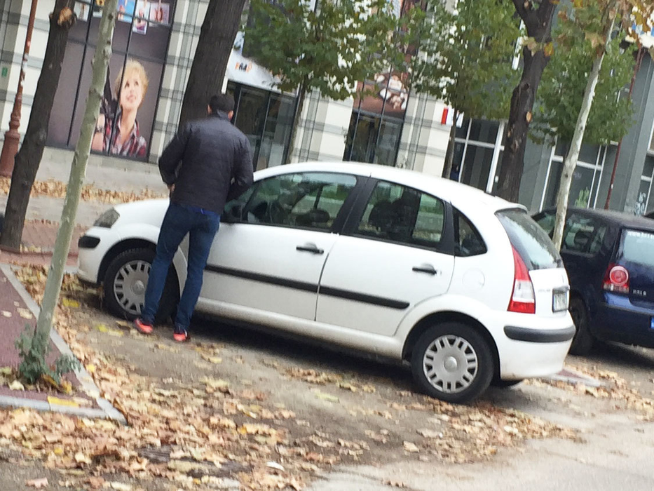 Tudy a fost cuprins de spirit civic în parcarea blocului său