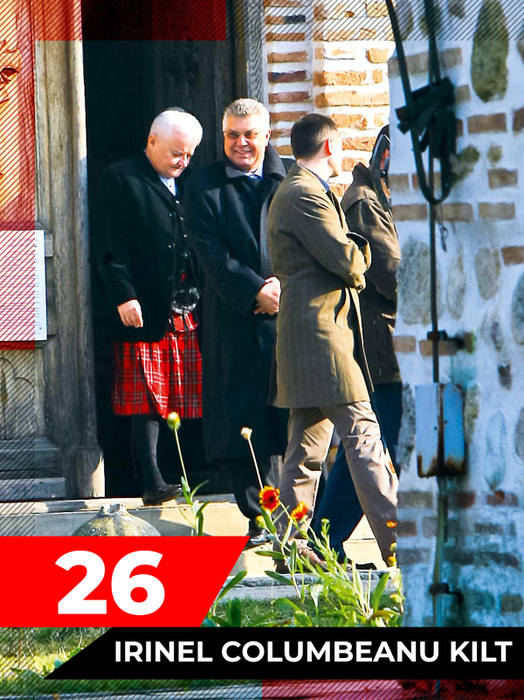 Irinel Columbeanu poartă kilt