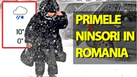 Ninge peste câteva săptămâni în România! Meteorologii Accuweather anunță data exactă a primelor ninsori