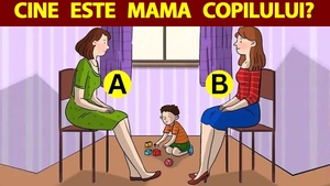 TEST IQ | Care dintre cele două femei este, de fapt, mama copilului? Mare atenție la detalii!