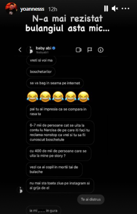 Abi și Yoannes, soțul Narcisei Moisa, scandal de proporții pe internet! Cei doi și-au aruncat replici dure: „Nu merită nici scuipați în gură”