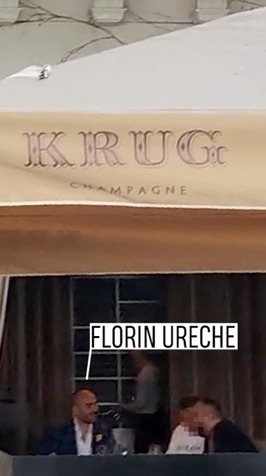 Florin Belu, zis "Ureche", șpriț cu Stelian Ogică la "bibliotecă"