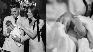 Ce semnificație aparte are numele ales de Elena și Ianis Hagi pentru băiețelul lor. Micuțul a fost creștinat recent!