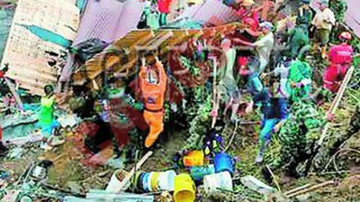 200 de oameni, ingropati de vii