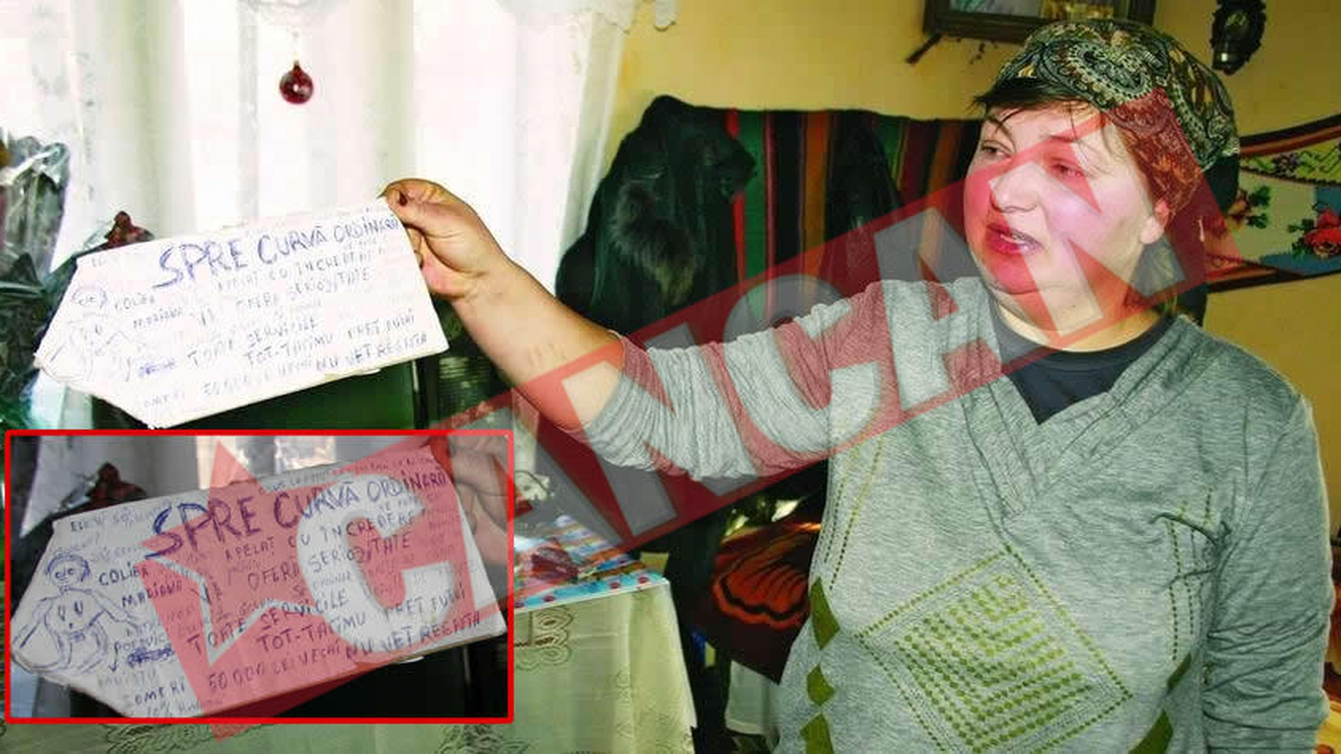"Vecina mea e o curva, vizitati-o!"