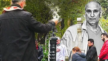 Imagini cutremurătoare la mormântul „Regelui lumii interlope”. Văduva a apărut îndurerată la cimitir și...