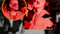 Creativitatea a dat pe-afară și de Halloween! BRomania s-a costumat în călugăr cu chef de party. N-a venit să sfințească, ci să păcătuiască