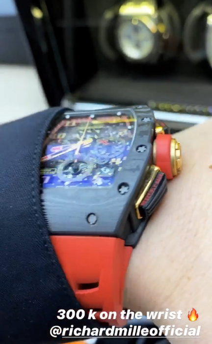 Ceasul de 300.000 de euro, Richard Mille  Lotus, al lui Mihnea Grigoriu