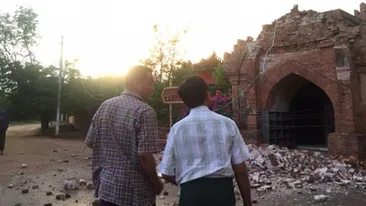 Încă un cutremur puternic a avut loc azi, la Myanmar!