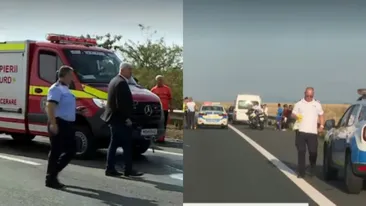 Noi detalii în cazul tinerilor care s-au aruncat în fața tirului pe A1. Ce a ieșit la iveală: ”A făcut test de sarcină”