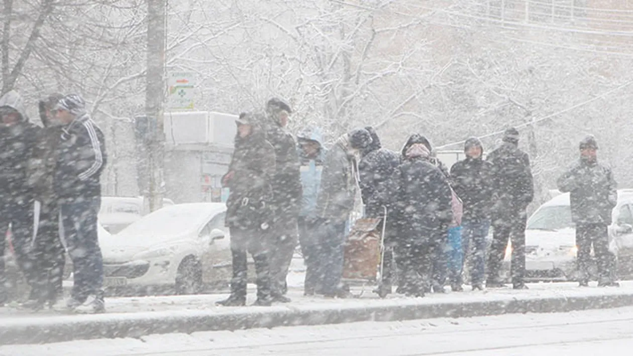 ULTIMA ORA! Viscolul a facut ravagii in Bucuresti! Ce se intampla in aceste momente pe strazile din Capitala!