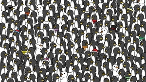 Test de perspicacitate | Doar 1 dintre 500 de oameni poate identifica 3 pisici printre pinguinii din imagine