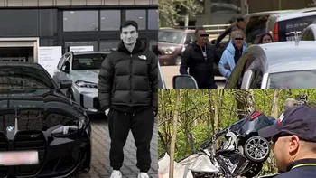 Mihai, șoferul BMW-ului din accidentul de la Snagov, înmormântat azi. Imaginile durerii