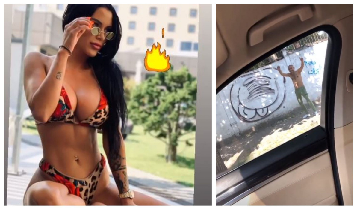 Daniela Crudu, lăsată fără cuvinte de un bărbat care i-a oferit un show incitant în plină stradă! Reacția brunetei când acesta a făcut unele semne obscene
