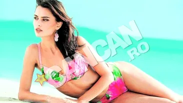 Nu vine in Romania decat fortata de contracte! Catrinel Menghia si-a vandut imaginea pentru a promova o inghetata