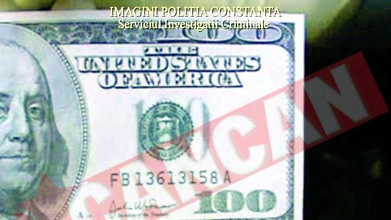 Doi pusti de 17 ani falsificau dolari intr-un apartament din Navodari