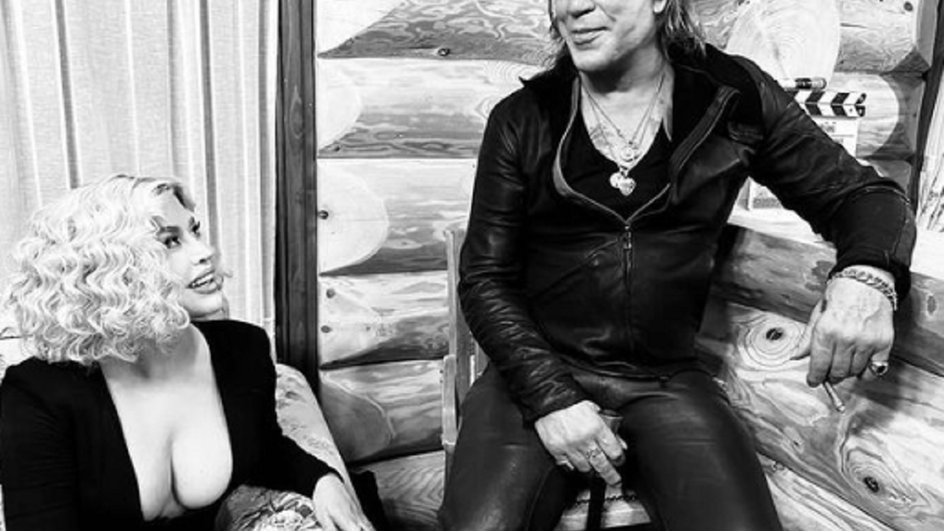 Imagini rare cu Loredana Groza și Mickey Rourke. Cum a ajuns diva lângă starul de la Hollywood: ”M-am îndrăgostit”