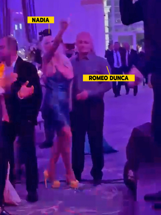 Valentina "a furat show-ul" la nunta lui Ionuț Stroe cu Andra Pleșa