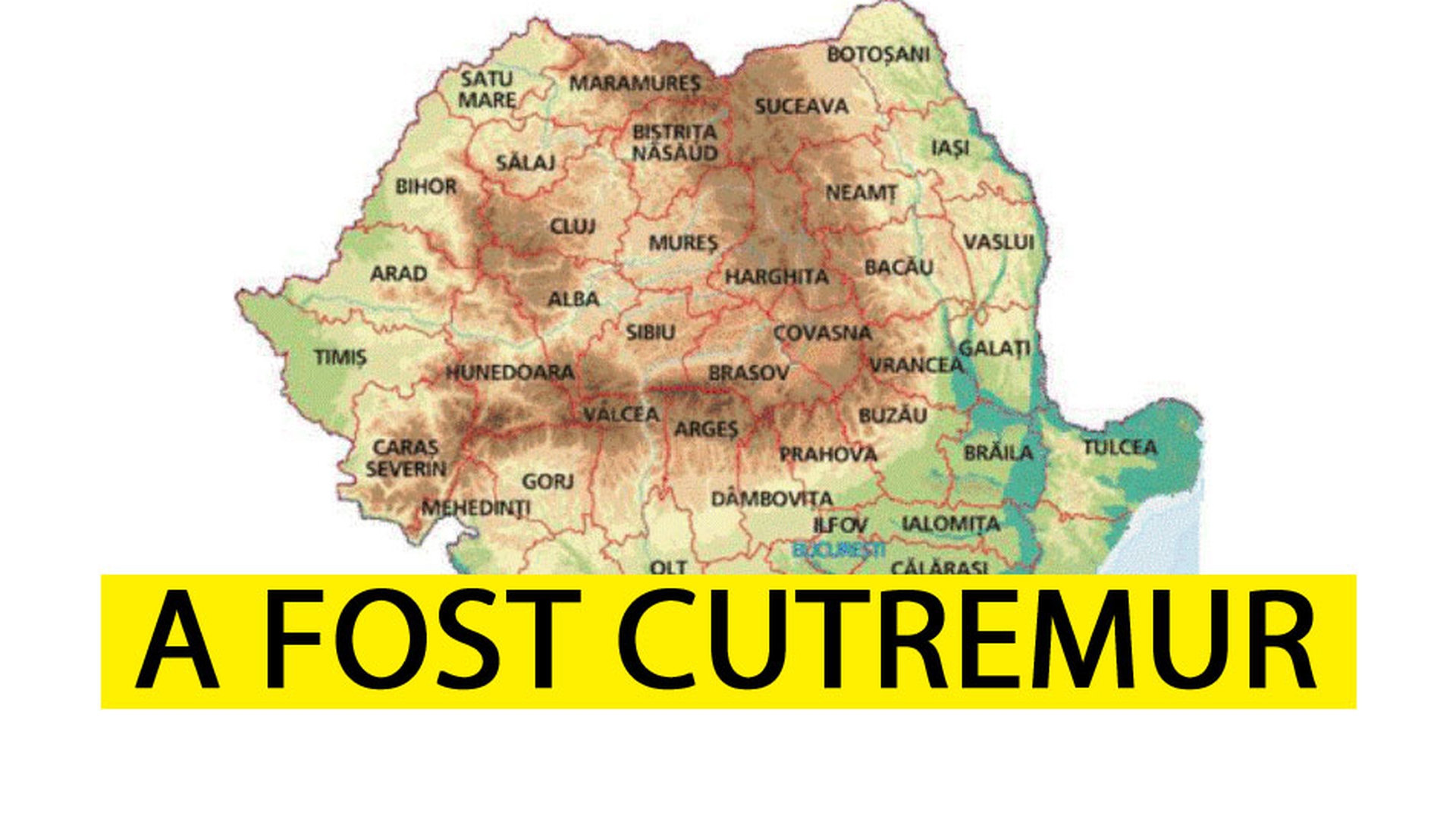 Cutremur în această dimineață, la ora 2:37 în România. L-ați simțit?