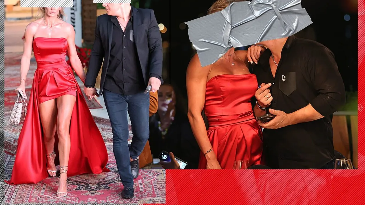 Ei sunt cuplul care a atras toate privirile la party-ul marelui Droopy! N-au mai ținut cont de nimeni și au dat frâu liber sentimentelor, pe terasa de la Brasserie!