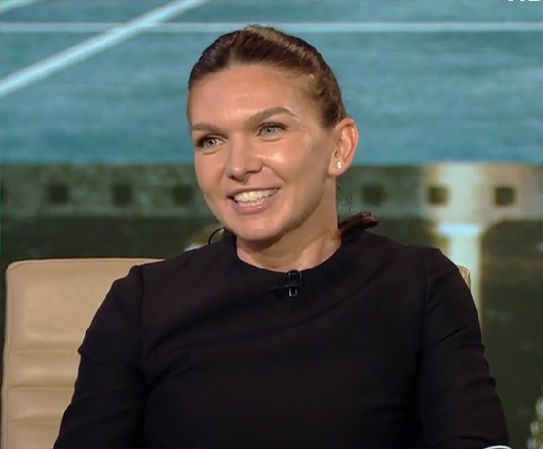 Simona Halep / Sursa foto: Captură video Antena 3 CNN
